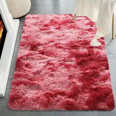 Soft Bedside Large Rug, 1 Count Non-slip Shaggy Modern Minimalist Area Carpet, Indoor Decorative Rug Suitable for Bedroom Liv...