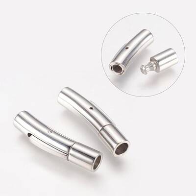 Tarnish Resistant Tube 304 Stainless Steel Bayonet Clasps