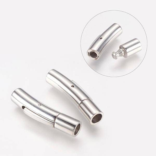 Tarnish Resistant Tube 304 Stainless Steel Bayonet Clasps