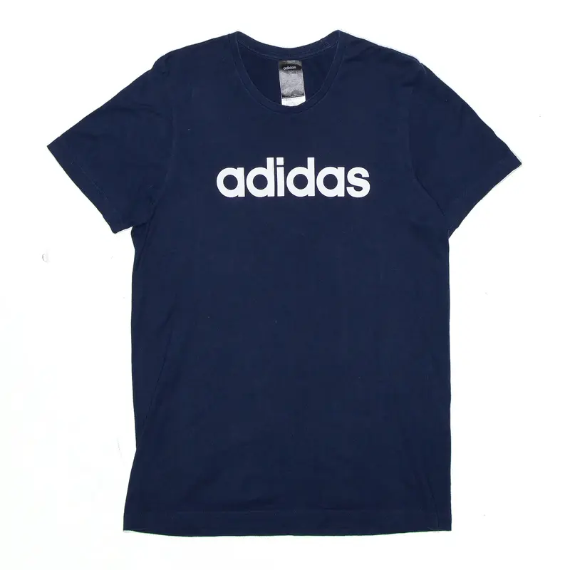 ADIDAS Sports Blue Short Sleeve T-Shirt Mens S