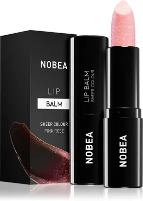 NOBEA Day-to-Day Moisturizing Lip Balm Color Pink roses 3 g
