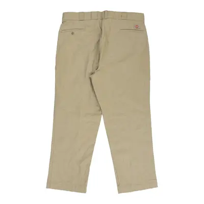 Dickies Trousers - 39W 29L Beige Cotton Blend