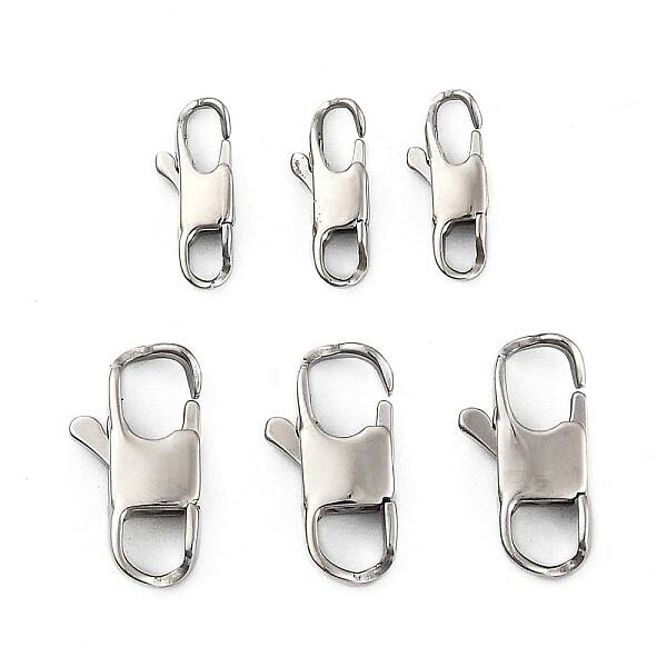 Tarnish Resistant 304 Stainless Steel Lobster Claw Clasps