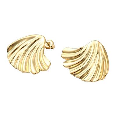 Ion Plating(IP) 304 Stainless Steel Stud Earrings