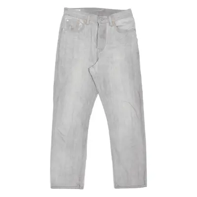LEVI'S 501 BIG E Jeans Grey Denim Regular Straight Womens W25 L26