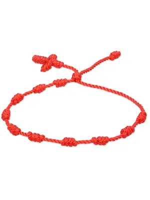 Unisex Easter Street Style Knot Design Cross Bracelet & Charm Bracelet, Casual Trendy Lucky Minimalist Matching Bracelet, 202...