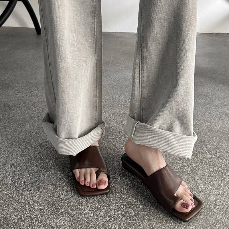CHIKO Moledina Open Toe Block Heels Slides Sandals