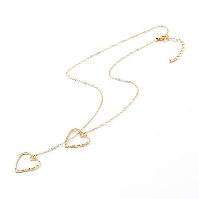 Rack Plating Alloy Lariat Necklaces