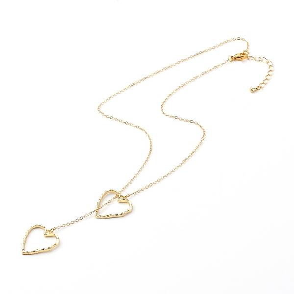 Rack Plating Alloy Lariat Necklaces