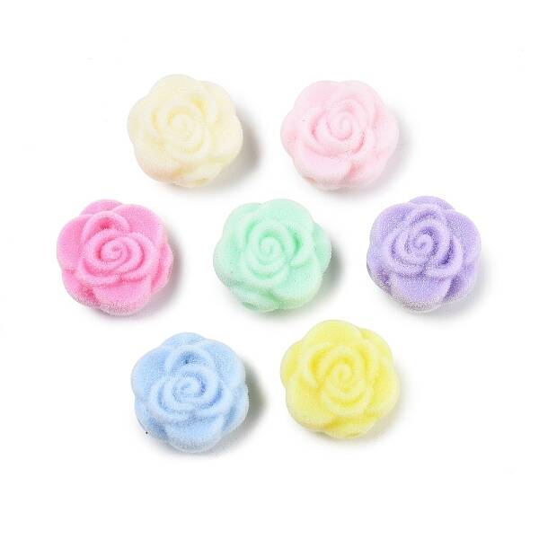 Flocky Opaque Resin Beads