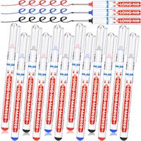 Multi-purpose Deep Hole Marker Pens Long Nosed Marker Deep Drill Hole Long Nib Scriber  Mechanical Carpentry Colorful Pen for...