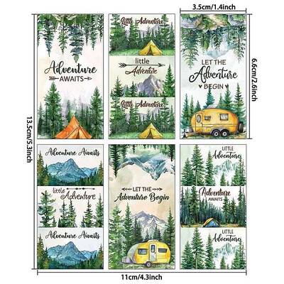 Leaf Paper Self Adhesive Mini Candy Bar Wrappers