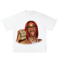 Sexxy Red Inspired Vintage Graphic T-shirt Heavy Cotton Tee Basketball 90 s Styled Shirt Hiphop Vibes Y2K Aesthetic Throwback...