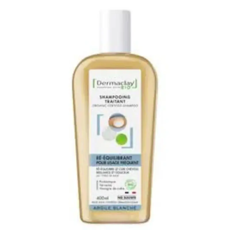 Dermaclay BIO Probiotic Shampoo for Frequent Use White Clay 400ml
