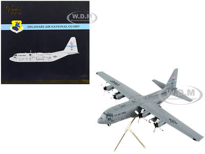 Lockheed C-130H Hercules Transport Aircraft Delaware Air National Guard United States Air Force Gemini 200 Series 1/200 Dieca...
