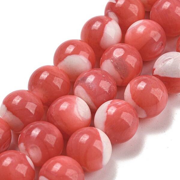 Dyed Natural Trochus Shell Beads Strands