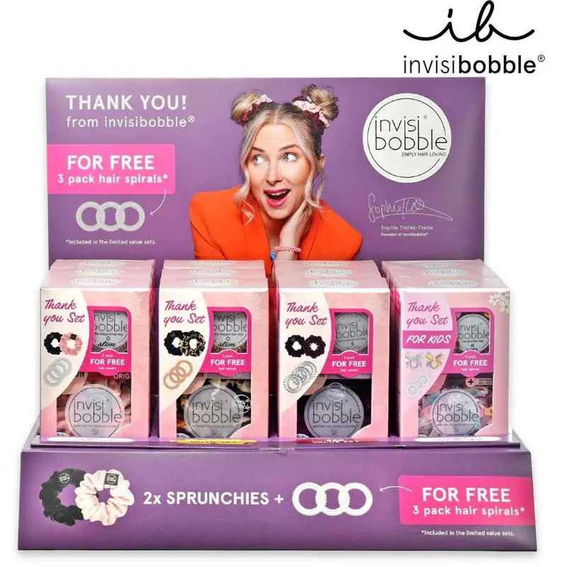 Invisibobble Thank You Display