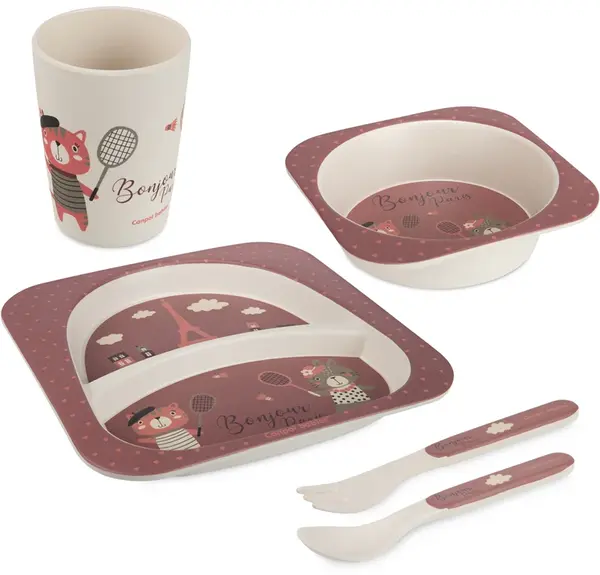 Canpol babies Bonjour Paris Children's Cutlery Set 5 Pieces