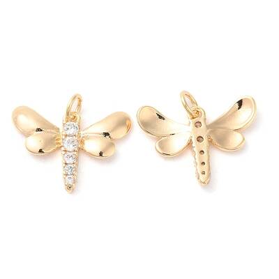 Brass with Cubic Zirconia Pendants
