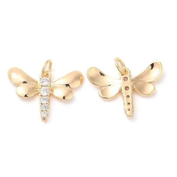 Brass with Cubic Zirconia Pendants