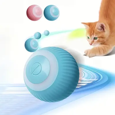 Smart Cat Toy, 1 Count Automatic Rolling Ball, Interactive Cat Toy, Durable and Safe Cat Toy, Ideal Gift for Pet Lovers