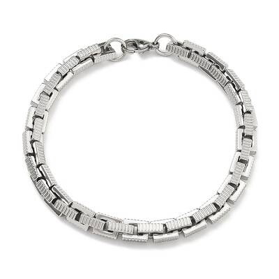 304 Stainless Steel Boston Link Chain Bracelets