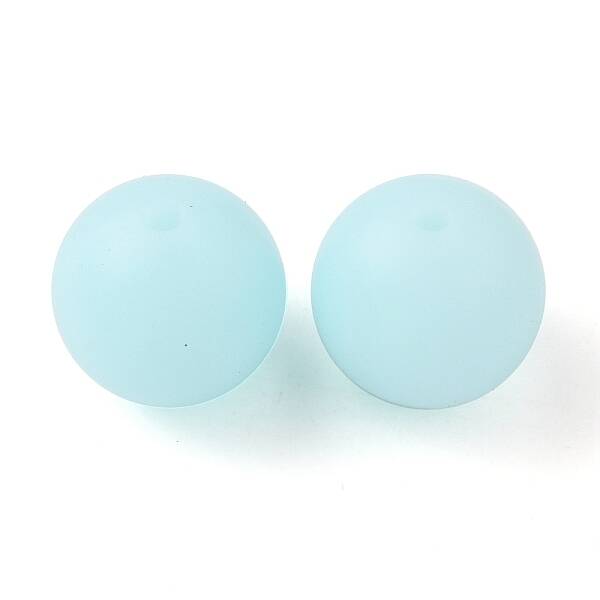 Luminous Round Food Grade Silicone Beads