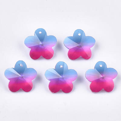 Rainbow K9 Glass Pendants