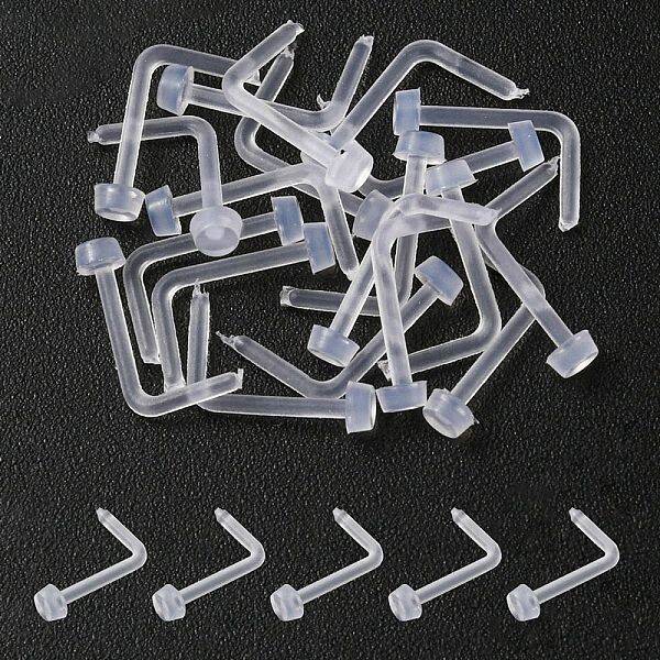 Acrylic L-Shaped Nose Ring
