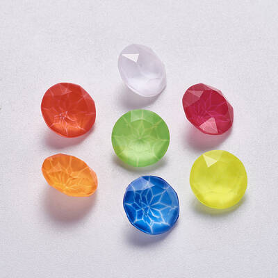 Pointed Back K9 Glass Rhinestone Cabochons
