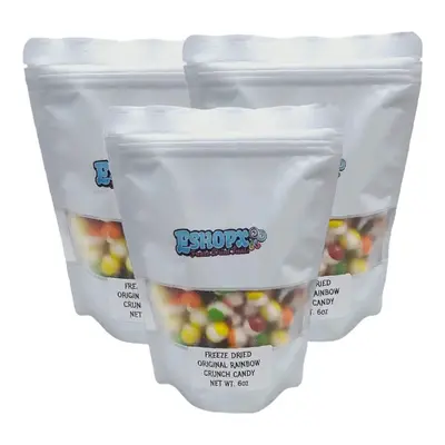 3 pack Rainbow skizzies ! Over 1 pound of freeze dried Candy Trio pack 6oz 3 bags ( 18 oz ) Candy Snack Bonbon Sweet