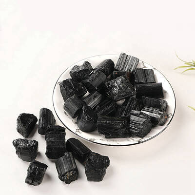 Natural Black Tourmaline Beads