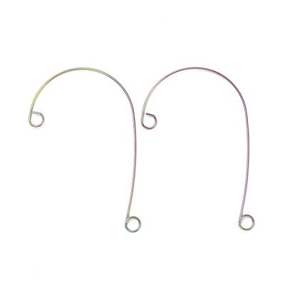 Rainbow Color 316 Stainless Steel Ear Cuff Findings
