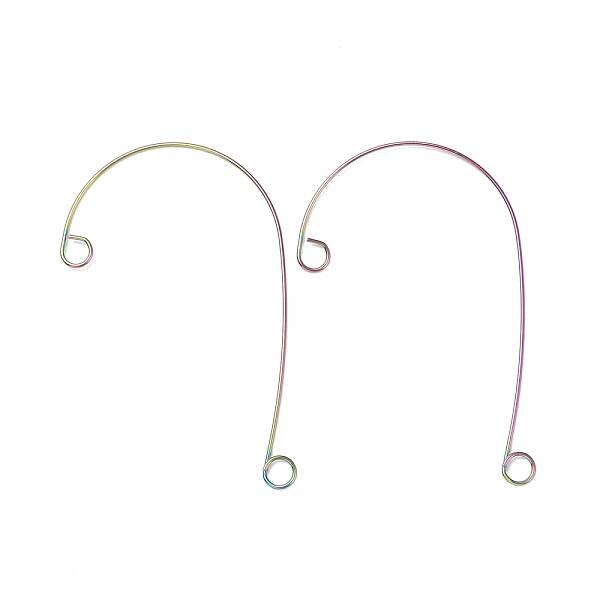 Rainbow Color 316 Stainless Steel Ear Cuff Findings