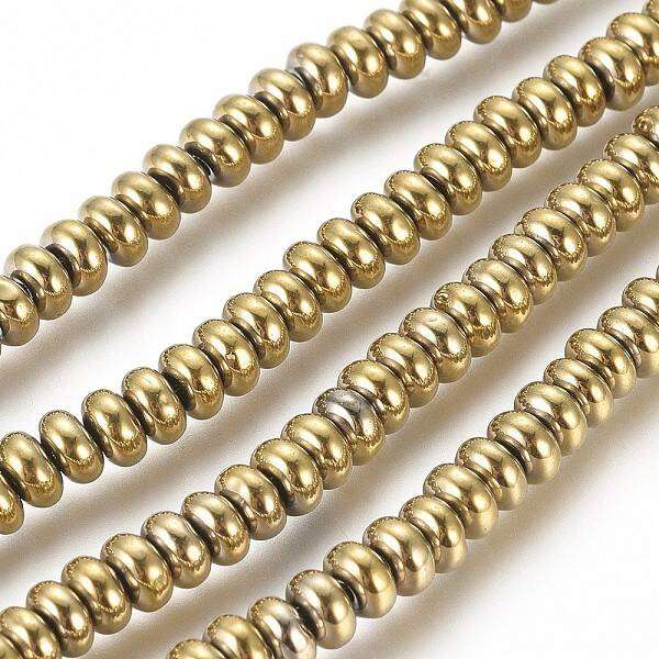 Non-magnetic Synthetic Hematite Beads Strands