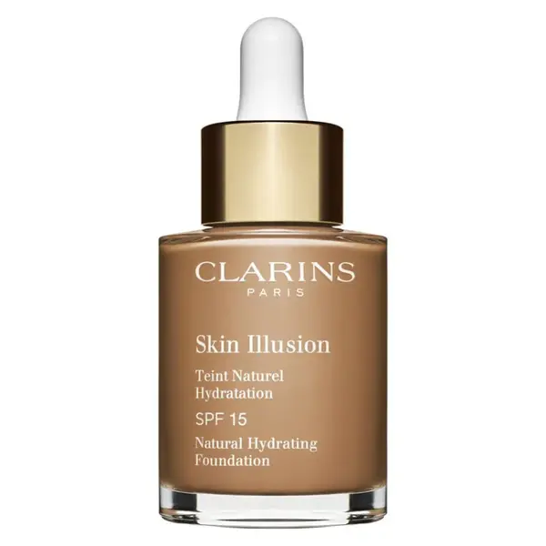 Clarins Skin Illusion SPF 15 Natural Hydrating Foundation 30ml 113 Chestnut