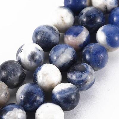 Natural Sodalite Beads Strands