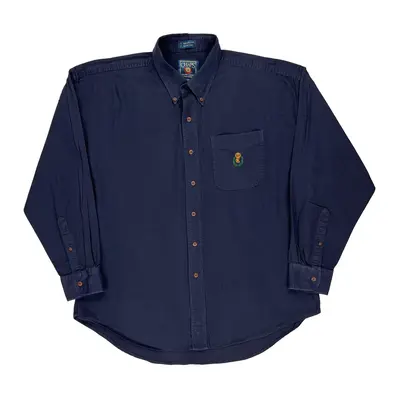 Chaps Ralph Lauren Shirt - XL Navy Cotton
