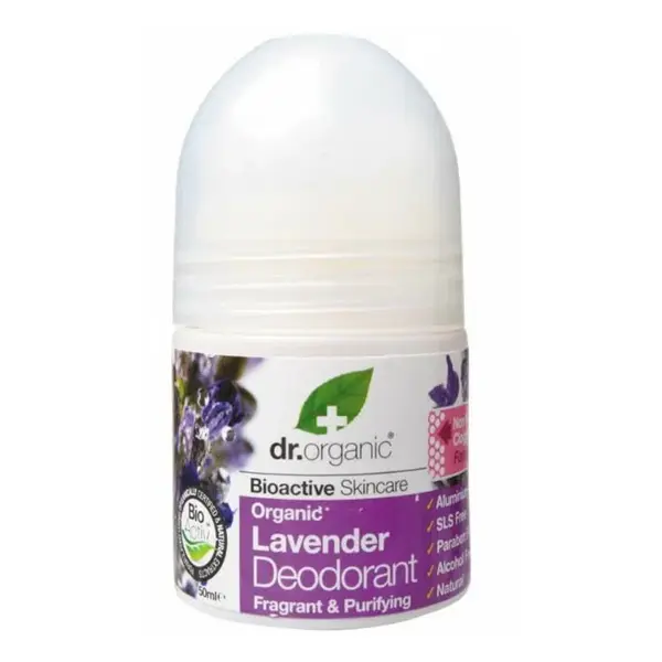 Dr Organic Lavender Roll On Deodorant 50ml