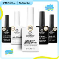 Beetles Gel Polish Set - Top Coat, Base Coat, Nail Dehydrator & Primer, Nail Glue, Peel Off Base Gel, Builder Gel, Liquid Lat...