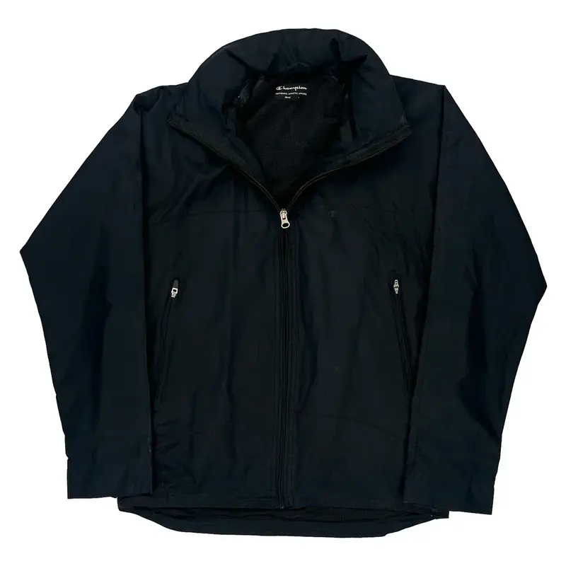Champion Jacket - Small Black Polyester