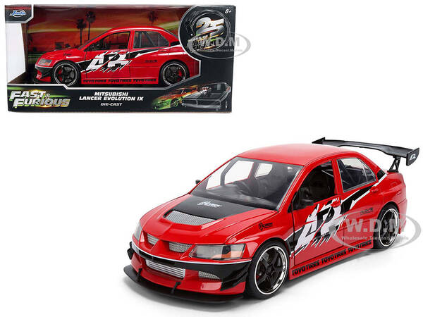 Sean's Mitsubishi Lancer Evolution IX RHD (Right Hand Drive) Red with Graphics The Fast and the Furious: Tokyo Drift (2006)...