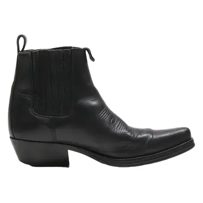 KENTUCKY'S WESTERN Chelsea Boots Black Leather Womens UK 8