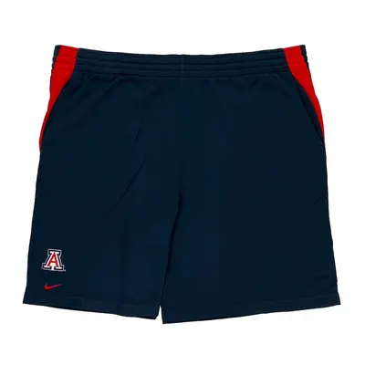 Arizona Wildcats Nike Ncaa Sport Shorts - Largew 8L Navy Polyester