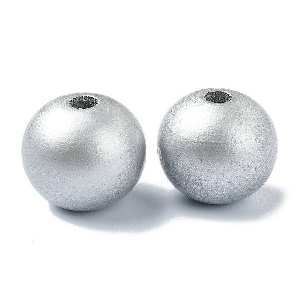Wood Large Hole European Beads
