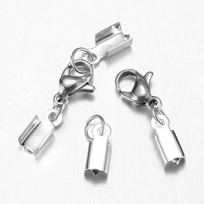 Tarnish Resistant 304 Stainless Steel Lobster Claw Clasps
