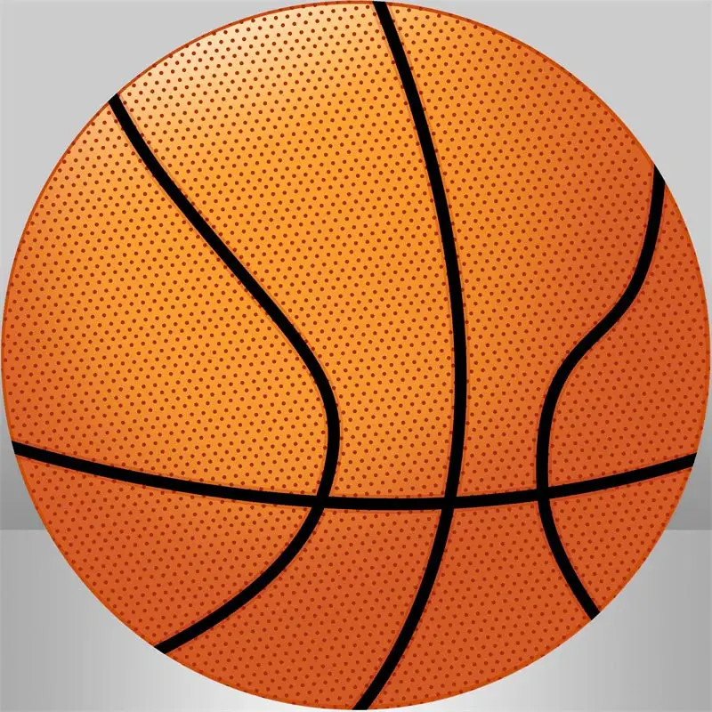 Aperturee Basketball Happy Birthday Round Backdrop Kit For Boys | Circle Party Backdrop | Custom Round Backdrop | Circular Bi...