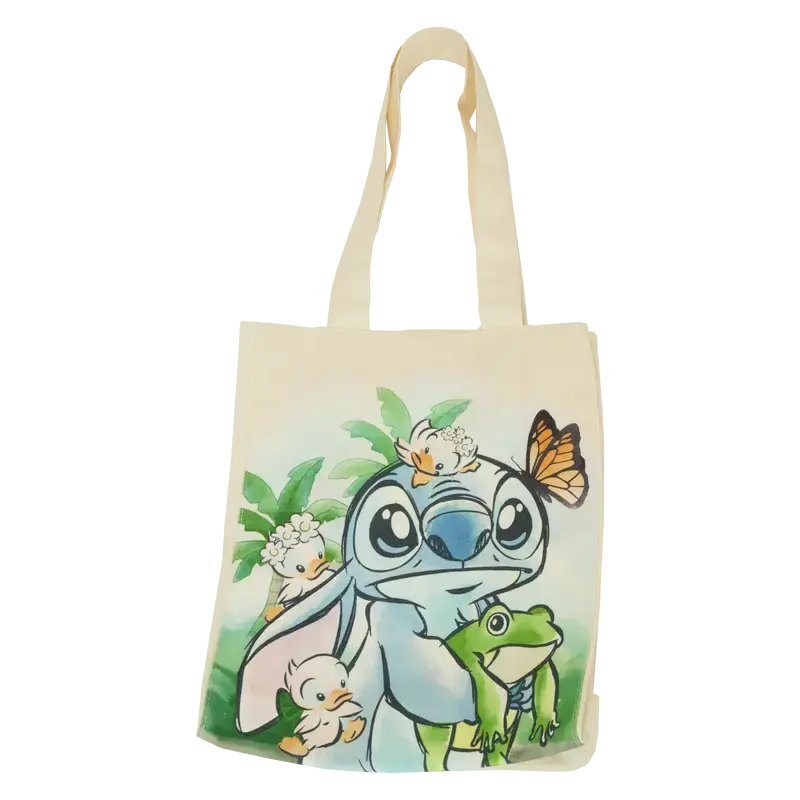 Stitch Springtime Daisy Canvas Tote Bag