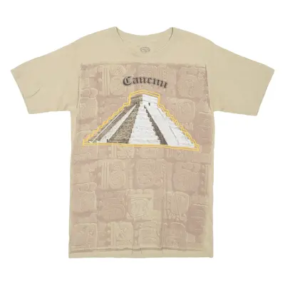 Cancun Mens T-Shirt Beige S