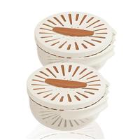 2 in 1 Fruit Drain Basket, 1 Count Vegetable Washing Basket with Foldable Handle, Refrigerator Crisper Storage Bowl for Home ...